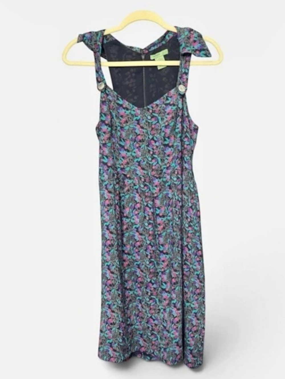 Anthropologie Maple Dress in Black & Blue Like New
